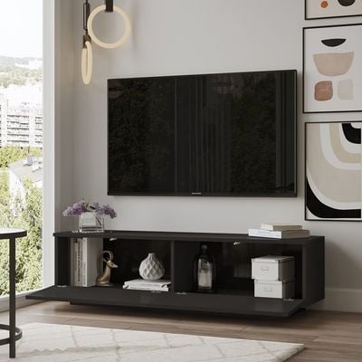 Home Canvas Fonda TV Unit Black