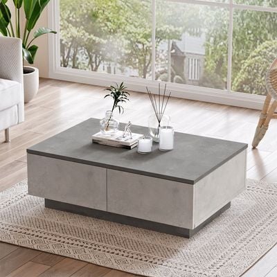 Home Canvas Luvio Coffee Table Concrete - Stone Finish