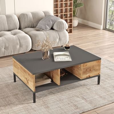 Home Canvas Royal Coffee Table  Pine and Grey