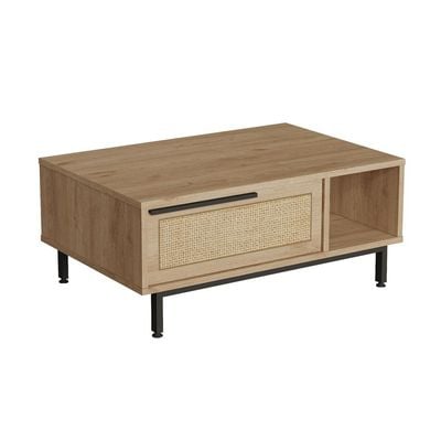 Home Canvas Ocean Coffee Table Oak