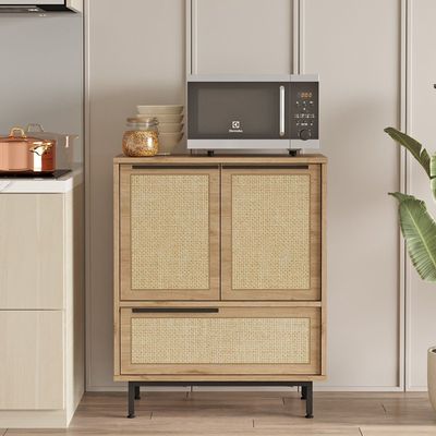 Home Canvas Ocean Multi Purpose Cabinet Oak