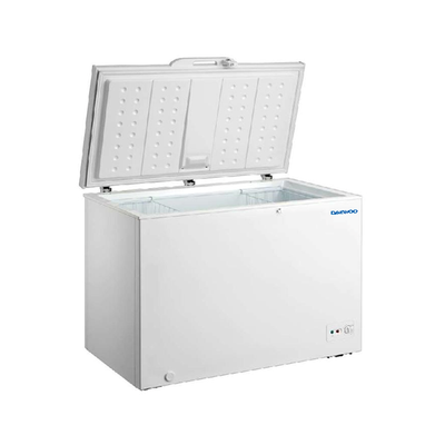 Daewoo Chest Freezer, Manual Defrost, 295 L Capacity, White , 295 Litre, Manual Defrost , 3D Circulation, Energy Saving , Durable Body, White , Dcf-384