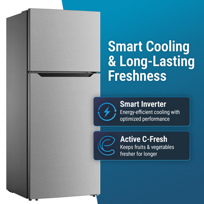 Daewoo Top Mount Refrigerator, Fridge, Inverter Compressor, 413L Capacity, Tempered Glass, No Frost, Stainless Steel, Freezer  , Top-Mount, 413 Litre, No-Frost , Inverter Compressor, Tempered Glass , Digital Control, Stainless Steel , Fr-559Vsin Daewoo Top Mount Refrigerator, Fridge, Inverter Compressor, 413L Capacity, Tempered Glass, No Frost, Stainless Steel, Freezer  , Top-Mount, 413 Litre, No-Frost , Inverter Compressor, Tempered Glass , Digital Control, Stainless Steel , Fr-559Vsin