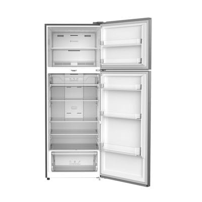 Daewoo Top Mount Refrigerator, Fridge, Inverter Compressor, 413L Capacity, Tempered Glass, No Frost, Stainless Steel, Freezer  , Top-Mount, 413 Litre, No-Frost , Inverter Compressor, Tempered Glass , Digital Control, Stainless Steel , Fr-559Vsin