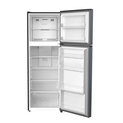 Daewoo Top Mount Refrigerator, Fridge, 266L Capacity, Tempered Glass, No Frost, Stainless Steel, Freezer , Top-Mount, 266 Litre, No-Frost , Powerful Compressor , Tempered Glass , Manual Control, Stainless Steel , Fr-390Vsn