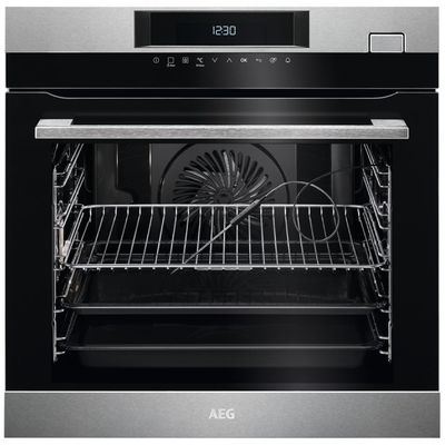 Aeg Built In Oven , Electric Oven Build-In , 60 Cm, Electric Oven , Steam Function, Food Sensor, Lcd Display, Black, Bsk782320M