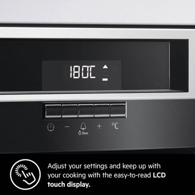 Aeg Built In Oven , Microwave Oven Built-In, 60 Cm, Microwave Oven , Grill Option, Combigrill , Lcd Display, Black, Kmk721000M