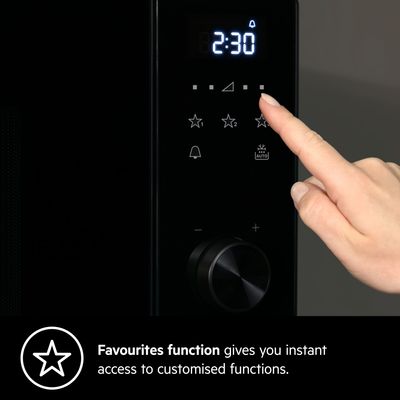 Aeg Built In Microwave , Microwave Oven Build-In, 60 Cm , 17L, Child-Lock, Black, Mbb1756Sem