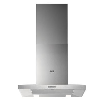 Aeg Built In Hoods , Hood - Traditional Chimney, 60Cm, Breeze Function, Led Lighting, Washable  Filters, Silver , Dkb4650M