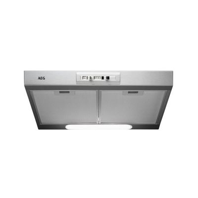 Aeg Built In Hoods , Hood Build-In, 60Cm, Led Lighting, Hood Setting, Charcoal Filter, Silver , Dub2630M