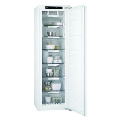 Aeg Built In Freezer , 204 Litre, No Frost , 3D Circulation, Energy Saving , Built-In, White , Abe81816Nc