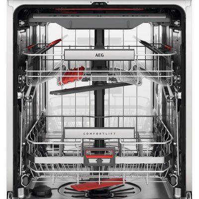 Aeg Built In Dish Washer  , Built-In, Comfortlift, Satellite Clean, Energy Saving , Maxiflex, Touch Controls, 14 Place Settings, 7 Programme , White , Fsk83827P