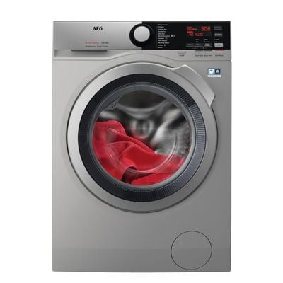 Aeg Standalone Washer Dryer , Frontload Washer/Dryer, 8 Kg, Free Standing, Prosense Technology, Stain Removal, Eco Wash, Silver , Lwx7E8611S