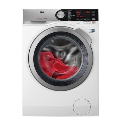 Aeg Standalone Washer Dryer , Frontload Washer/Dryer, 10 Kg, Free Standing, Prosense Technology, Stain Removal, Eco Wash, White , Lwx8C1612W