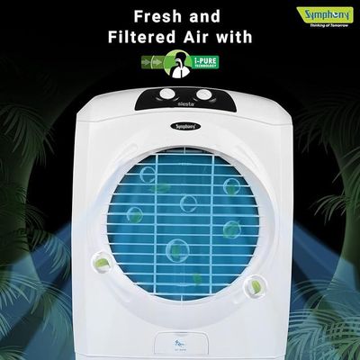 Symphony  , Desert Air Cooler, 70L, White,  Siesta 70Xl