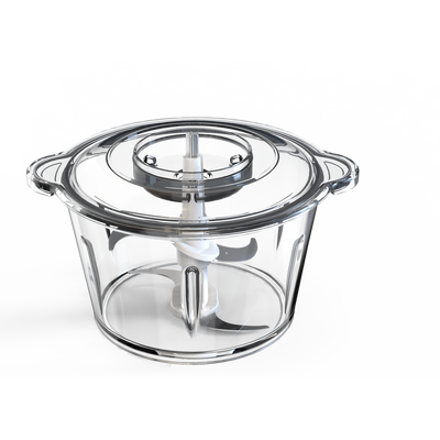 Daewoo Food Chopper , 1.8 Litre, 300-500 W, Stainless Steel Blade, Stainless Steel Jar, 2 Speed Control, Thermal Protection , Silver, Dfc-217A