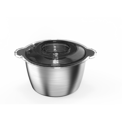 Daewoo Food Chopper , 1.8 Litre, 300-500 W, Stainless Steel Blade, Glass Bowl, 2 Speed Control, Thermal Protection , Silver, Dfc-217S