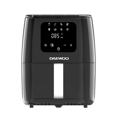 Daewoo Air Fryer , 4.5 Litre , Even Heat, 8 Presets, Digital Touch Panel, 360 Rapid, Black, Daf-8301