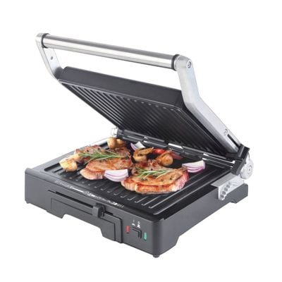 Daewoo Contact Grill , Bbq Mode, Non Stick Plates, Temperature Control, 1650 - 2000 W, Easy Clean, Indicator Lights, Silver, Dcg-5003