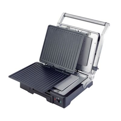 Daewoo Contact Grill , Bbq Mode, Non Stick Plates, Temperature Control, 1650 - 2000 W, Easy Clean, Indicator Lights, Silver, Dcg-5003