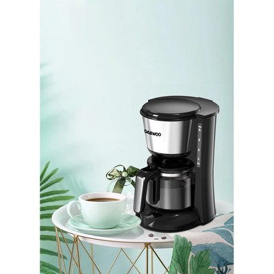 Daewoo Coffee Maker , 1.25 Litre, 1000 W, Warming Plate, 10 Cups, Black, Dcm-337B