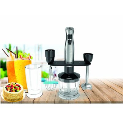 Daewoo Hand Blender , Stainless Steel Blade, Pure Copper Motor, Low Noise, 400 - 600 W, Easy-Clean, Black, Dhb-102A