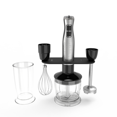 Daewoo Hand Blender , Stainless Steel Blade, Pure Copper Motor, Low Noise, 400 - 600 W, Easy-Clean, Black, Dhb-102A