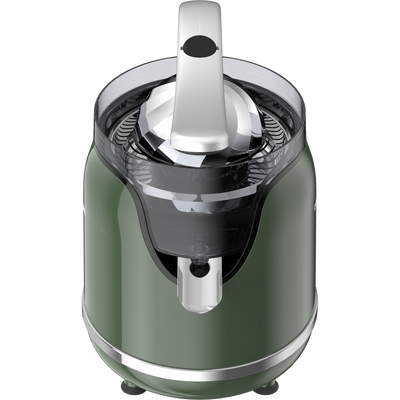 Daewoo Citrus Juicer , Stainless Steel Filter, Retro Design, Dual Cones, Manual Control, Aluminium Handle, Green, Dcj-1001-Gr