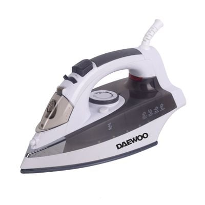 Daewoo Steam Iron , 300 Ml, Self-Cleaning, 2200 W, Verticle Steam, Steam- Burst, Auto Shut-Off, White, Dsi-2068