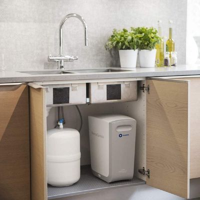 Bluewater Water Purifier , Reverse Osmosis, Removes Microplastics, Chemical And Pharmaceutical Residues, Salt, Bacteria And Viruses,, Metals Such As Lead And Mercury, Hormones , Chlorine, White, Cleone Balance