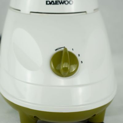 Daewoo Mixer Grinder , 3 Jars, Pure Copper Motor, 3 Speed + Pulse, 550 W, Safety Lock, Overload Protection, White, Dmg-5501