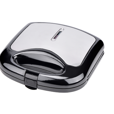 Daewoo Sandwich Grill , Cool Touch Handle, Temperature Control, Easy-Clean, 750 W, Non Stick Plates, Light Indicators, Silver, Dsm-8090-Sg