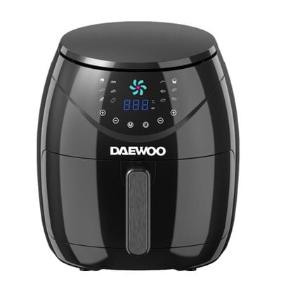 Daewoo Air Fryer , 4.6 Litre, Led Display, 12 Presets, Touch Control, 1500 W, 80 - 200 C, Black, Daf-8021