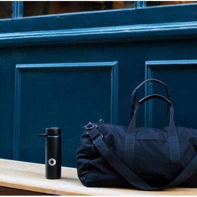 Bluewater Water Bottles , Premium Stainless Steel, 400Ml, Double Wall, Leakproof, Bpa Free, Black, Bw-6910400003-Ss-Black
