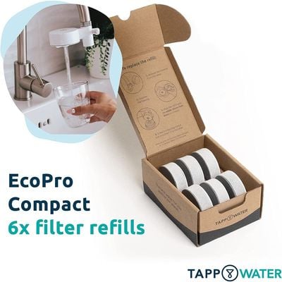 Tappwater Refill , Ecopro Compact Refill, Compactable With T3-P101 And T3C-P101, White, T3-P006