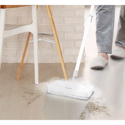 Daewoo Steam Mop , 220 Ml, Sterilization, Easy-Use Design, 1000 W, 6 Meter Power Cord, 15 - 20 Mins Time, Grey, Dsm 9002