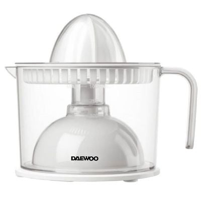 Daewoo Citrus Juicer , 1 Litre, Pure Copper Motor, Multi Rotation, Dust Protection, Auto Shut-Off, White, Dcj 3352