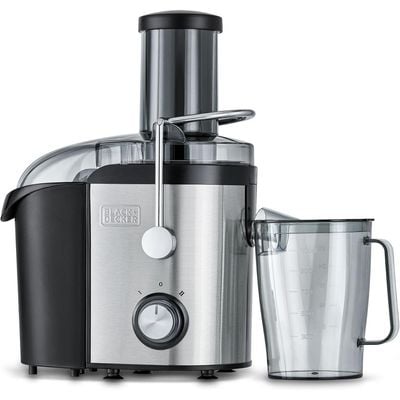 Black + Decker Juice Extractor , Juice Extractor, 800W, 1.1L Juice Collector,, 1.7L, Xl, Stainless Steel , Dual Speed Control For Fruits & Vegetables, Silver, Je800-B5 