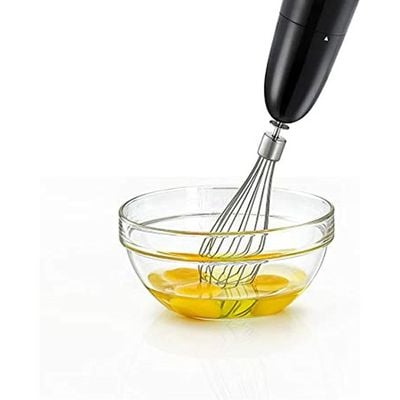 Black + Decker Hand Blender , Hand Blender, 600Ml Chopping Bowl, 2 Speeds, 3-In-1 Functionality For Blending, Chopping, And Whisking, Black, Hb600-B5