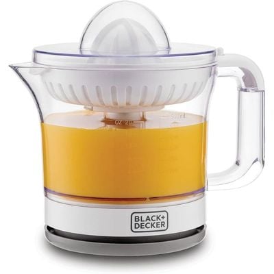 Black + Decker Citrus Juicer , Citrus Juicer, 600Ml, White, Cj675-B5