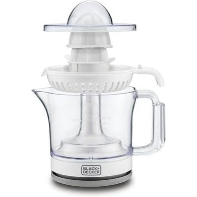 Black + Decker Citrus Juicer , Citrus Juicer, 600Ml, White, Cj675-B5