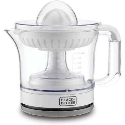 Black + Decker Citrus Juicer , Citrus Juicer, 600Ml, White, Cj675-B5