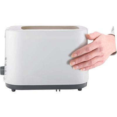 Black + Decker Toaster , Toaster, 750W, 2 Slice, White, Et125-B5