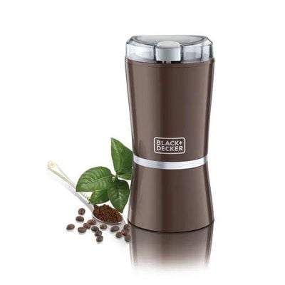 Black + Decker Coffee Maker , Coffee Grinder , 150W, Brown, Cbm4-B5