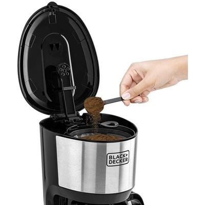 Black + Decker Coffee Maker , Coffee Maker, 750W, 10 Cup Coffee Maker, Black, Dcm750S-B5