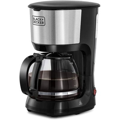 Black + Decker Coffee Maker , Coffee Maker, 750W, 10 Cup Coffee Maker, Black, Dcm750S-B5