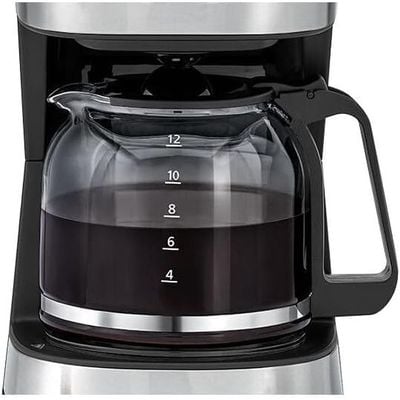 Black + Decker Coffee Maker , Coffee Maker, 900W, 12 Cup Coffee Maker, 1.5L Glass Carafe, Black, Dcm85-B5