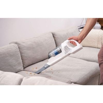 Black + Decker Cordless Stick Vacs , Cordless Vaccuum, 14.4 V, 2-In-1, Anti-Tangle, White, Bhfea420J-Gb