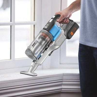 Black + Decker Cordless Stick Vacs , Cordless Vaccuum, 4In1, 2.0Ah Lithium-Ion Battery, 40Aw Suction Power, Black, Bhfev362D-Gb