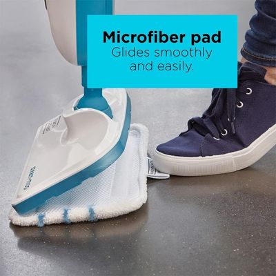 Black + Decker Steam Mop , Steam Mop, 1300W, 10-In-1 Steam Mop, White, Fsm13E1-B5